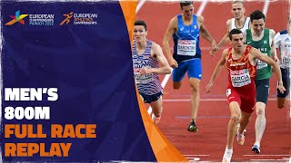 Mens 800m Final  Munich 2022  Mariano Garcia [upl. by Tabbitha543]