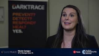 The Official Cybersecurity Summit  Boston Darktrace Interview [upl. by Doscher]