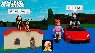 CONSTRUYE UN BARCO MOMENTOS DIVERTIDOS ROBLOX [upl. by Bull]