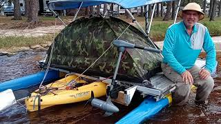 Solo Expedition Outrigger Kayak by Expandacraft [upl. by Odom]