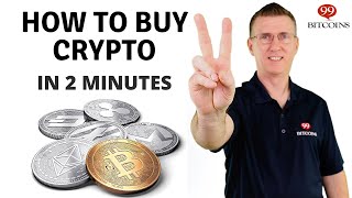 How to Buy Crypto in 2 minutes  2024 Updated [upl. by Sabian360]