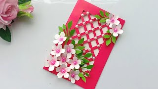 Beautiful Handmade Happy New Year 2020 Card Idea  DIY Greeting Cards for New Year [upl. by Yelrahc]