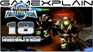 18 Minutes of Metroid Prime Federation Force Gameplay Full Mission  Direct Feed [upl. by Akemal]