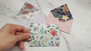 DIY 信封  動手折出美麗的信封  摺紙 手作信封  折り紙封筒  origami envelope 愉樂生活 [upl. by Mona]