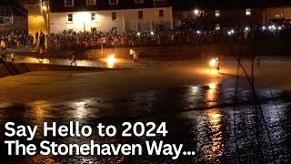 Stonehaven Fireballs 2024 a unique view of the action [upl. by Toombs287]