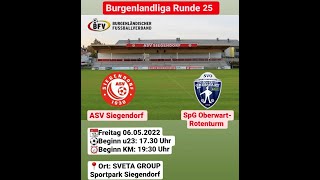 Highlights ASV Siegendorf vs SV Oberwart [upl. by Gurevich514]