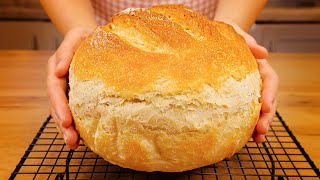 Mein Großvater hatte recht Brot in 5 Minuten Das ist möglich Brot backen Deutsches Rezept [upl. by Adlesirg25]