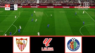 SEVILLA VS GETAFE  LALIGA 20242025  FOOTBALL LIFE 2024 [upl. by Arri741]