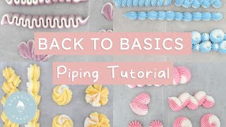 Piping Tutorial Learn How to Pipe To Perfection  Georgias Cakes [upl. by Ataga367]