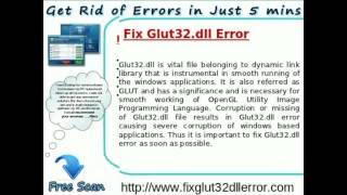 Easy Solution to Fix Glut32dll Error [upl. by Leirbma]