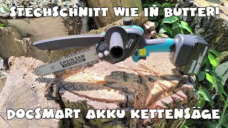 Makita kompatibel DocSmart 8“ amp 6” mini Akku Kettensäge  brushless [upl. by Lillian]