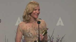 Cate Blanchett talks about winning Best Actress [upl. by Attiuqram]