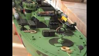 Elco 80 Torpedo Boat PT 596 135 [upl. by Anauqahs]