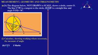 CSEC CXC Maths Past Paper Question 10bib May 2012 Exam Solutions Answers by Will EduTech [upl. by Guimond]