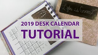 Cute 2019 Desk Calendar [upl. by Barabas626]