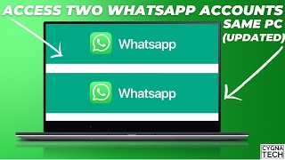 How to Use Two WhatsApp Accounts on One PC  Dual WhatsApp on Same PC  StepbyStep Tutorial [upl. by Lehman]