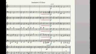 Sarabande in D Minor GF Handel  Brass Arrangement [upl. by Sredna]