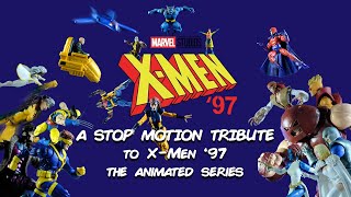 XMen 97 The Animated Intro  A Marvel Legends Stop Motion Opening tribute to XMen 97 xmen [upl. by Tuesday222]