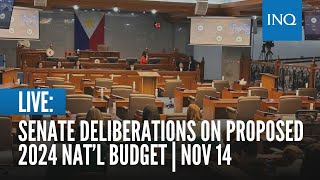 LIVE Senate deliberations on proposed 2024 nat’l budget  Nov 14 [upl. by Nnov154]