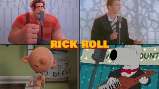 🎤 15 Referencias al RICK ROLL  Never Gonna Give You Up [upl. by Thurlow]