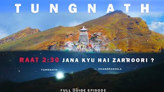 Tungnath amp Chandrashila Trek at 230 AM for Best View😍  Worlds highest Shiv temple Full guide 2022 [upl. by Davis543]