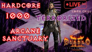 HARDCORE  TZ Arcane finale  Diablo 2 Resurrected [upl. by Adnyleb]