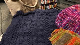 Episode 28  Gansey is a FO  what next ukknittingpodcast apocalypticknitter gansey knitting [upl. by Brout]