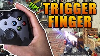 How To Improve Your Trigger Finger w Controller Footage  Easy Tip to Shoot Faster in CODGames [upl. by Ellenohs39]