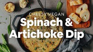 Spinach Artichoke Dip  Minimalist Baker Recipes [upl. by Ekyt885]