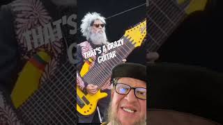 Elwood Francis of ZZ Top explains his Crazy 17 string Bass [upl. by Nyledam]