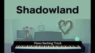 Shadowland LION KING Piano accompaniment  Backing  Karaoke track [upl. by Ahsoyek]