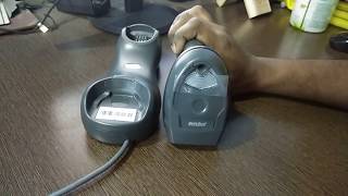 How to use Zebra Symbol Motorola LI4278 Wireless Barcode Scanner Hindi [upl. by Geraint]