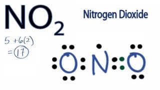 NO2 Lewis Structure How to Draw the Lewis Structure for NO2 [upl. by Laamaj]