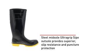 Dunlop Polysteel Steel toe and midsole [upl. by Belldas]