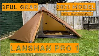 Lanshan 1 Pro 2021  Budget Hiking Tent  First Impression Overview [upl. by Modnarb]