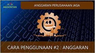 Excel Anggaran Perusahaan Jasa 2  Pembuatan Anggaran [upl. by Yrol]