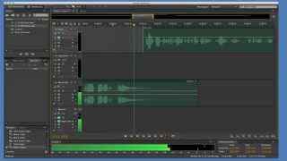 Adobe Audition How to add an intro and outro to your podcast [upl. by Nirik492]