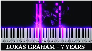 Lukas Graham  7 Years  Piano Cover [upl. by Trutko]