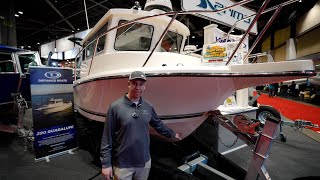 Affordably Priced Pilot House Fiberglass Boat Defiance Boats [upl. by Shaina]