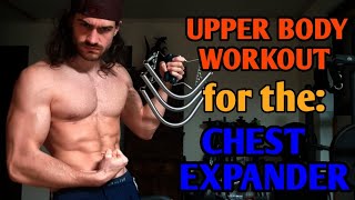 Chest Expander Workout  Upper Body [upl. by Inod]