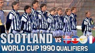 Scotland World Cup 1990 Qualification All Matches Highlights  Road to Italy [upl. by Atiloj]