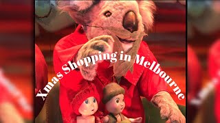 Christmas Shopping at Myer window in Melbourne Australia 2019  Giáng sinh tai ben ucMelbourne [upl. by Niak]