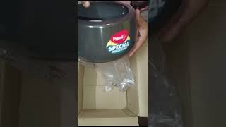 Unboxing Pigeon Special plus hard anodised 5 Ltr pressure cooker from Amazon [upl. by Asilec]