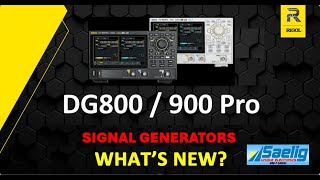 Rigol DG800900 Pro AWG SIgnal Generators from Saelig [upl. by Yelnik]