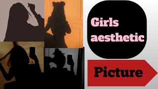 Girls aesthetic picture  Girls profile pic for Instagram 🤩🤩  Girls shadow poses  Girls dp [upl. by Hallock392]