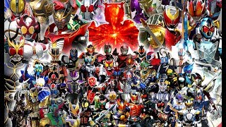 ALL HEISEI KAMEN RIDER Henshin belt すべての 平成 仮面ライダー 変身 ベルト クウガ  ビルド 2000 2017 [upl. by Elder]