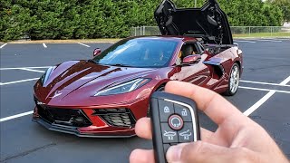 Is The C8 Corvette Convertible Worth 7500 Extra First Drive amp Impressions [upl. by Nallad322]