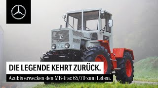 Die Legende kehrt zurück Azubis erwecken den MBtrac 6570 zum Leben [upl. by Suissac]