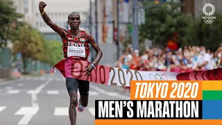 Kipchoge 🇰🇪 wins marathon gold again 🥇  Tokyo Replays [upl. by Gordon]