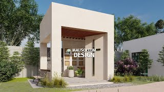 Mausoleum Design  4X4M with 9 Columbarium  EP099 [upl. by Cilurzo81]